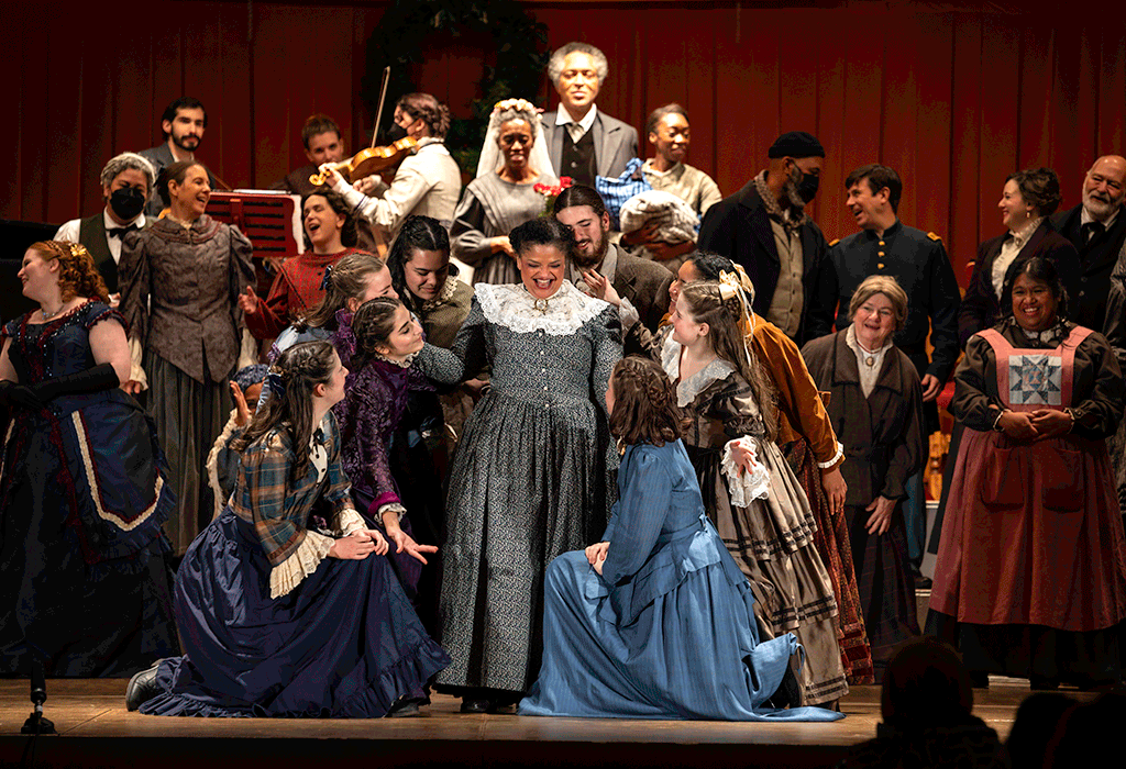 Singers in costume