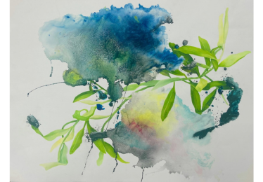 Abstract multicolor painting