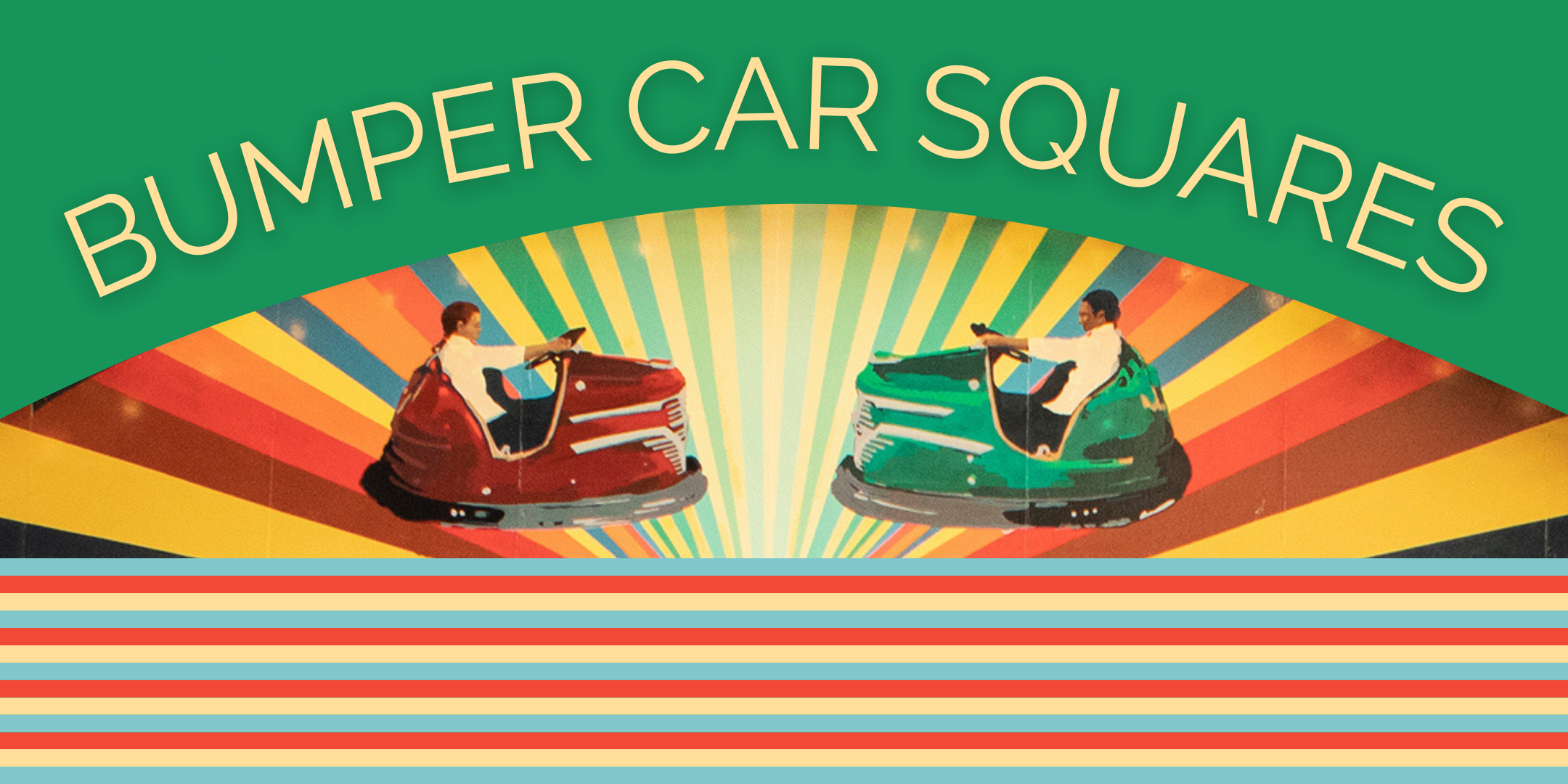 Bumper Car Squares graphic